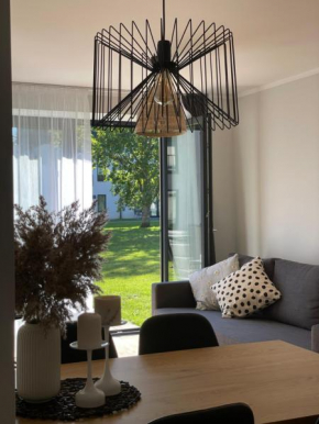 Divas Laivas apartments with a terrace